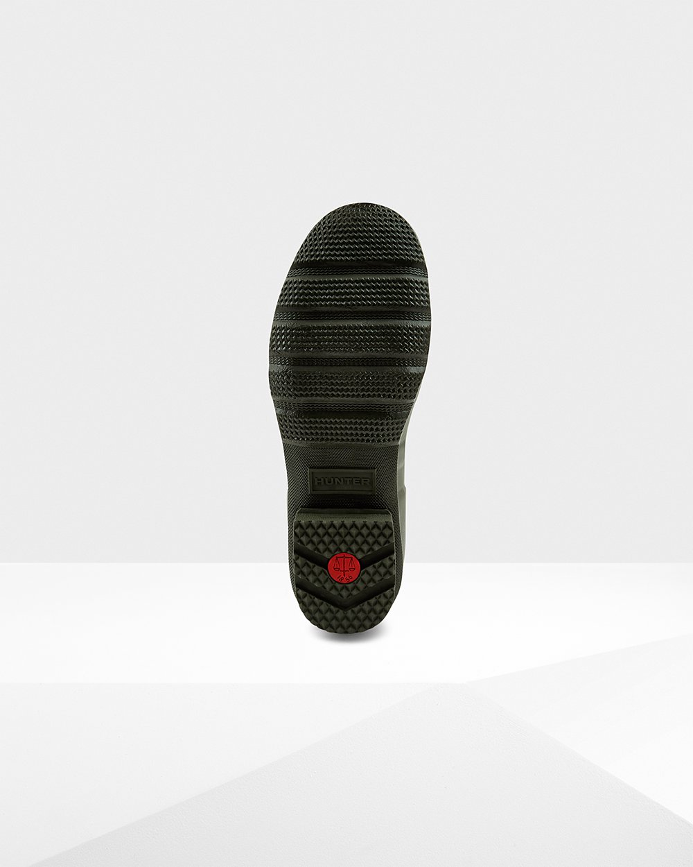 Hunter Muške Visoke Gumene Čizme Tamno Maslinasto Zelene Original Side Adjustable Hrvatska 5247-EDQV